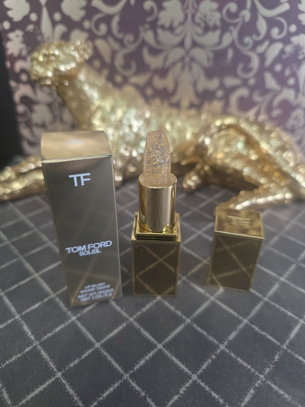Tom Ford Soleil Glitter Clear Lipstick balm full size.